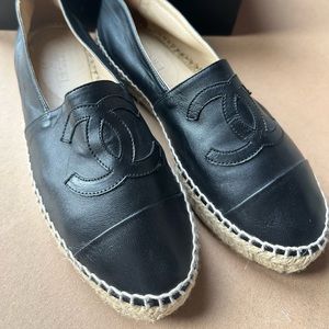 Black Chanel Espadrilles